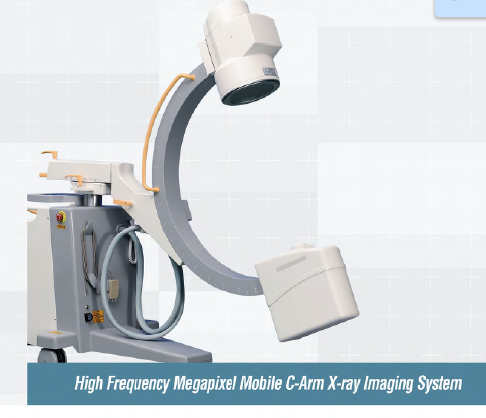 High Frequency Megapixel Mobile C-arm X-ray Imaging System: